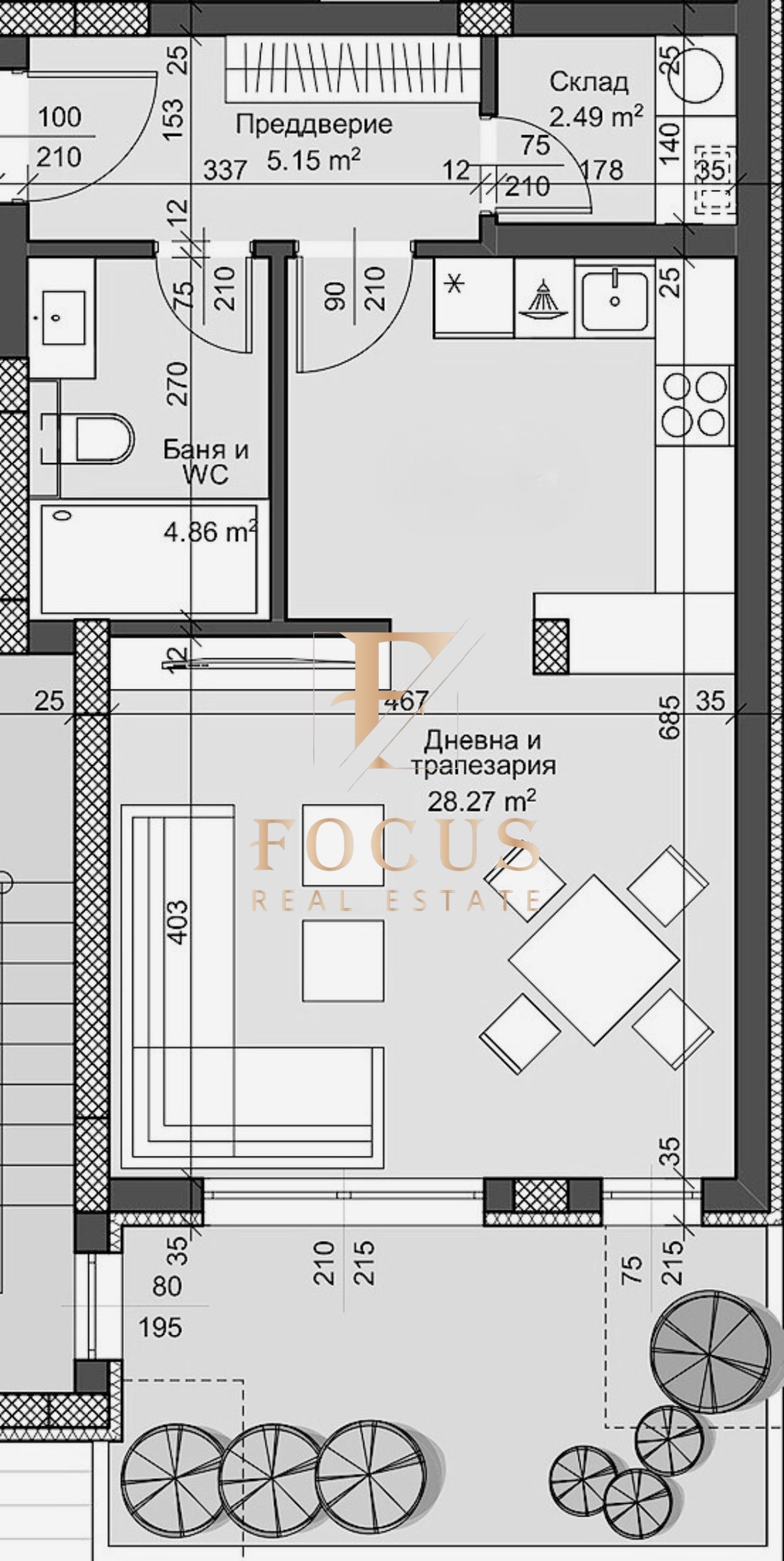 Продава 1-СТАЕН, гр. Пловдив, Христо Смирненски, снимка 8 - Апартаменти - 53770703