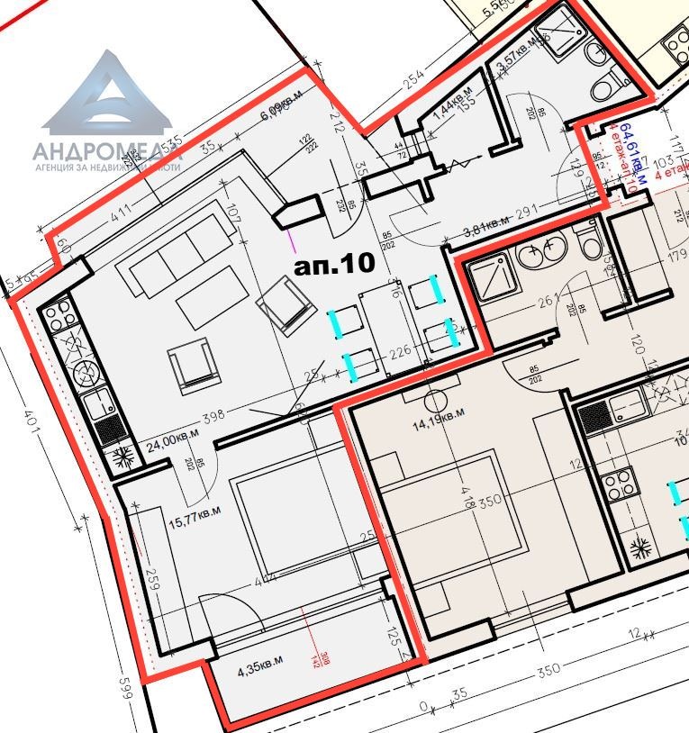 Продава  2-стаен град Плевен , 9-ти квартал , 76 кв.м | 79420485 - изображение [2]
