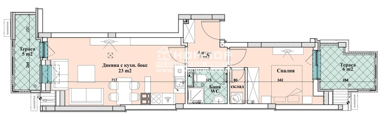 À venda  1 quarto Plovdiv , Centar , 78 m² | 45948581 - imagem [2]