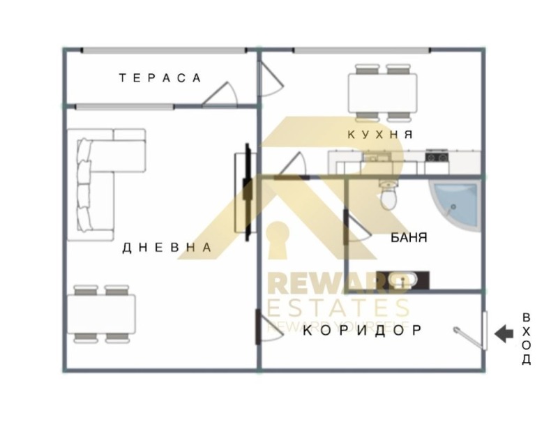 À venda  1 quarto Sofia , Ovtcha kupel , 48 m² | 76140130 - imagem [8]