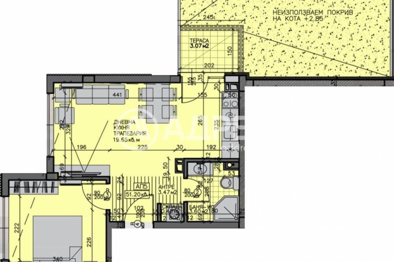 Продава 2-СТАЕН, гр. Бургас, Зорница, снимка 3 - Апартаменти - 53152076