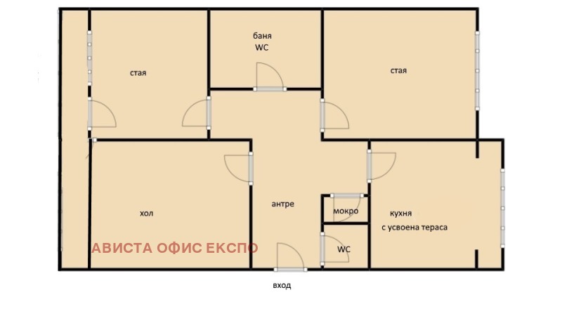 Продава 3-СТАЕН, гр. София, Света Троица, снимка 12 - Aпартаменти - 47785502