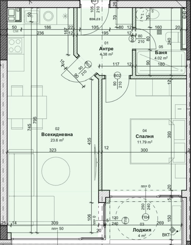 Продава 2-СТАЕН, гр. Варна, Виница, снимка 2 - Апартаменти - 53109904