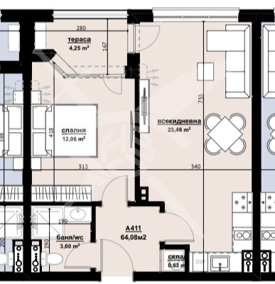 Продава 2-СТАЕН, гр. Бургас, област Бургас