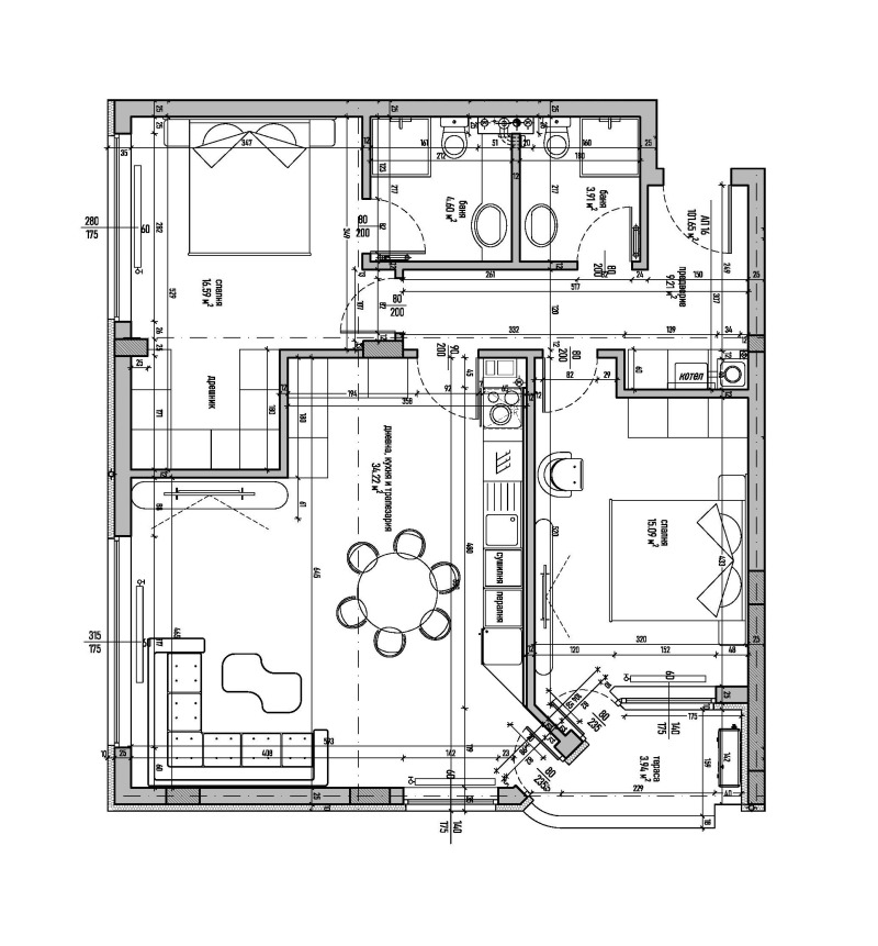 Продава 3-СТАЕН, гр. София, Малинова долина, снимка 5 - Апартаменти - 53273294