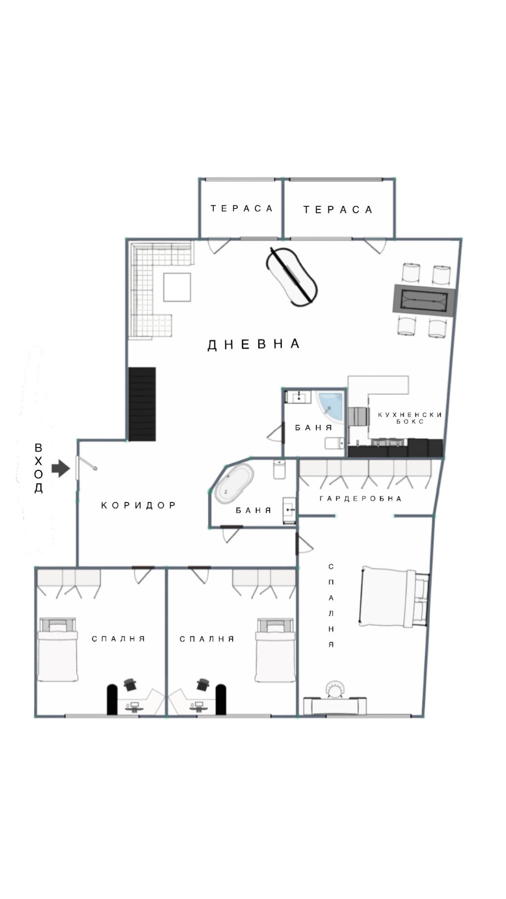 Продава 4-СТАЕН, гр. София, Борово, снимка 13 - Апартаменти - 53972463