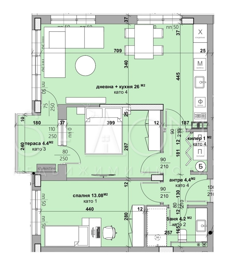 Продава 3-СТАЕН в град Стара Загора, Самара 3 - 89 кв.м / 111 900 € » 218 857.38 лв., ИМОТИ ЕСДОМ