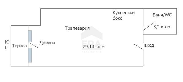 Продава 1-СТАЕН, гр. Варна, Бриз, снимка 10 - Aпартаменти - 46667250