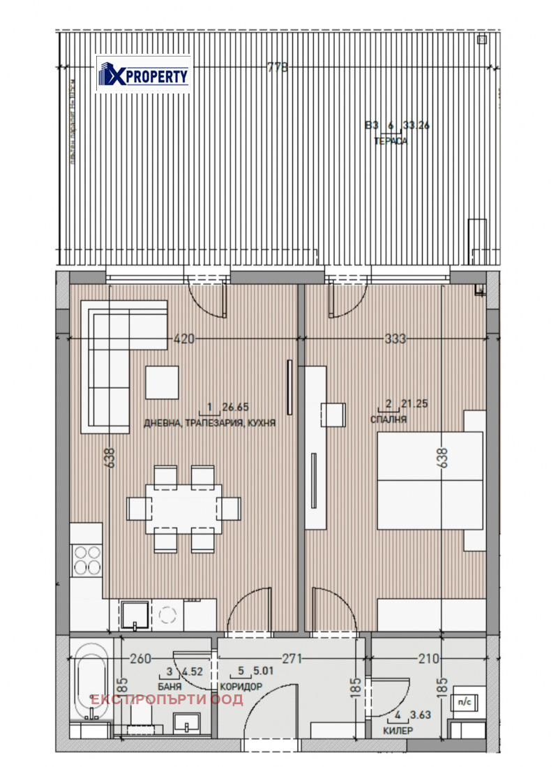 Satılık  1 yatak odası Pernik , Centar , 120 metrekare | 81417774 - görüntü [3]