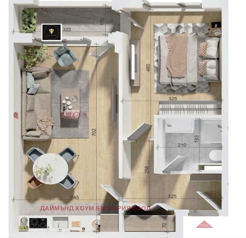 Продава 2-СТАЕН, гр. Пловдив, Тракия, снимка 10 - Апартаменти - 52374610