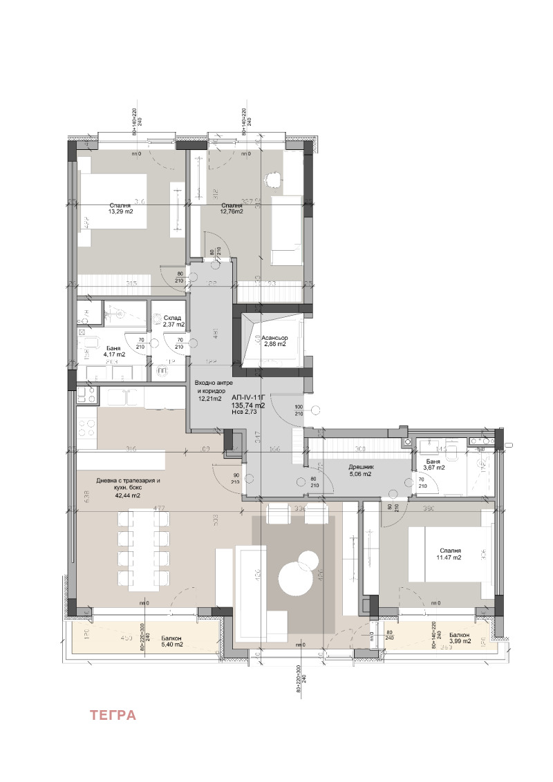 À venda  3 quartos Sofia , Krastova vada , 167 m² | 80461993 - imagem [2]