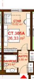 Продава  1-стаен град Бургас , Сарафово , 31 кв.м | 14247714 - изображение [2]