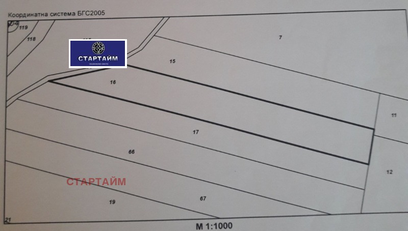 Продава ПАРЦЕЛ в град София, с. Войнеговци - 1800 кв.м / 27 000 € » 52 807.41 лв., СТАРТАЙМ