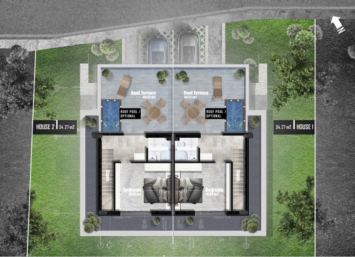 Продава КЪЩА, гр. София, с. Лозен, снимка 7 - Къщи - 53975822