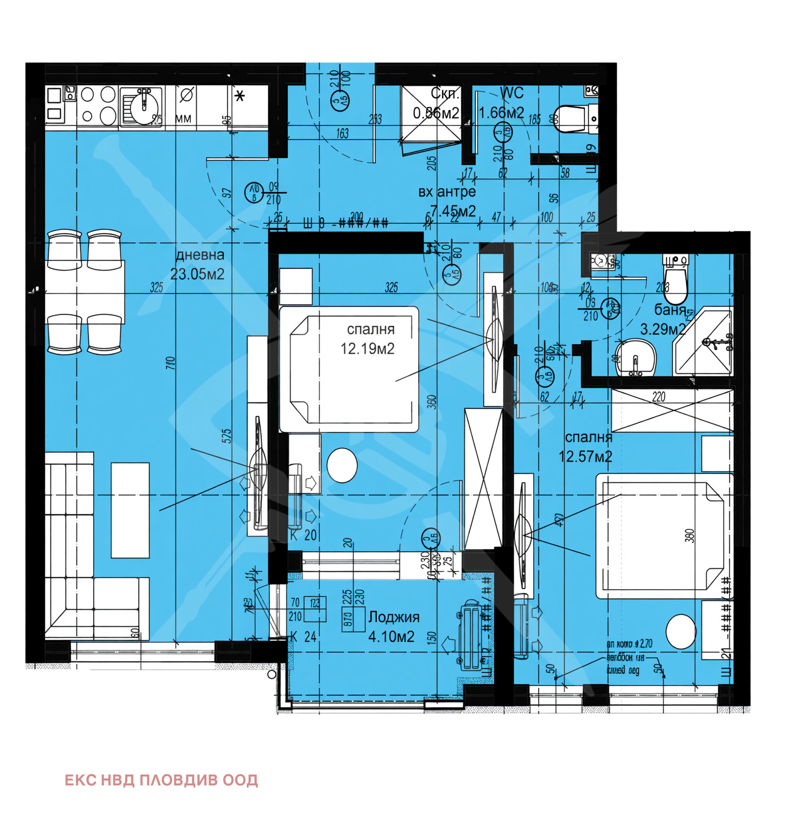 Продава 3-СТАЕН, гр. Пловдив, Христо Смирненски, снимка 2 - Апартаменти - 54816971