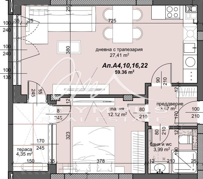 Продава 2-СТАЕН, гр. Пловдив, Тракия, снимка 2 - Aпартаменти - 48037090