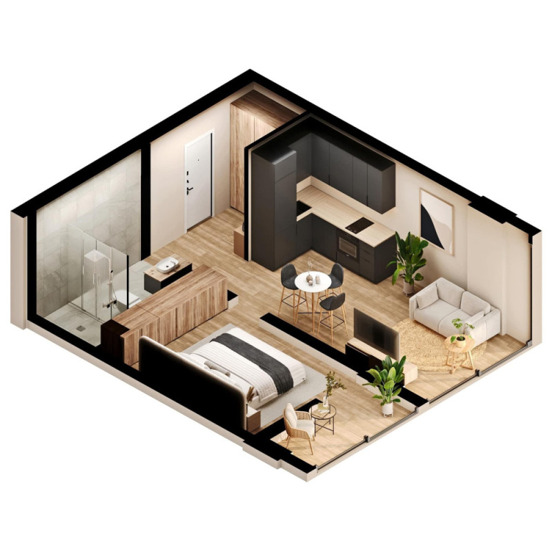 Продается  1 спальня Варна , м-т Ален мак , 51 кв.м | 30876035 - изображение [8]