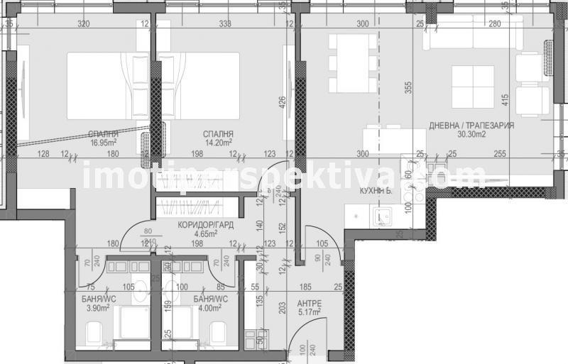 En venta  2 dormitorios Plovdiv , Karshiyaka , 108 metros cuadrados | 82449317 - imagen [2]