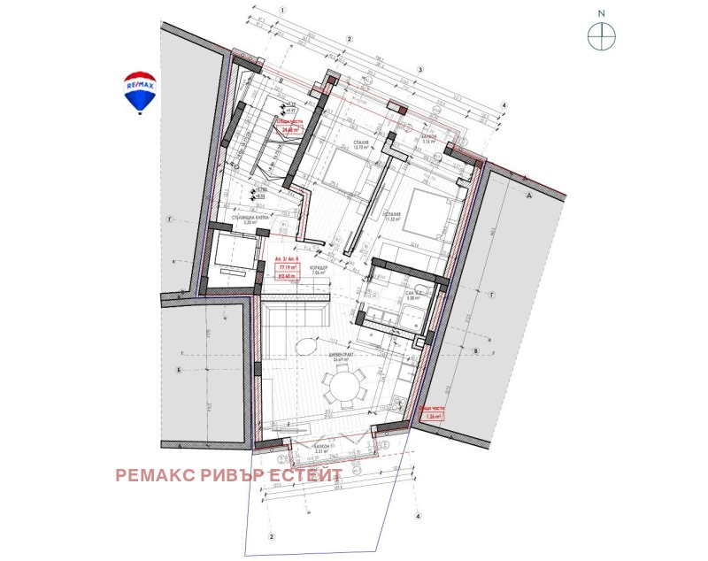 Продава 3-СТАЕН, гр. Русе, Център, снимка 6 - Апартаменти - 52550772