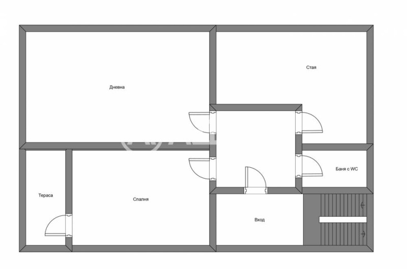 Продава КЪЩА, гр. София, Горна баня, снимка 3 - Къщи - 47071414