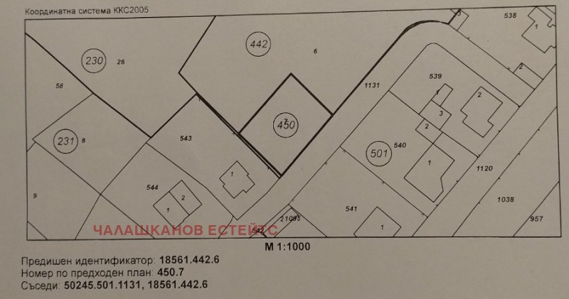 Til salg  Grund region Sofia , Momin prohod , 500 kvm | 71459073