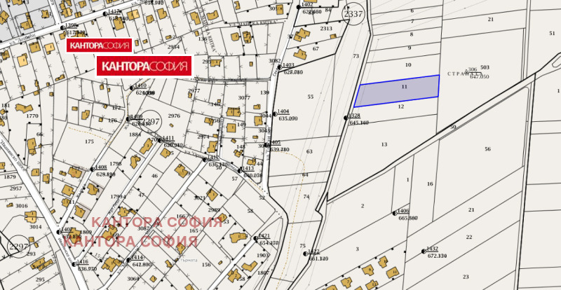 Продава ПАРЦЕЛ в град София, гр. Банкя - 2704 кв.м / 280 000 € » 547 632.40 лв., КАНТОРА СОФИЯ