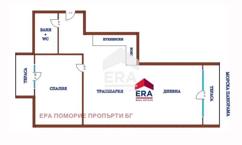 Продава 2-СТАЕН, гр. Поморие, област Бургас, снимка 11 - Aпартаменти - 49018889