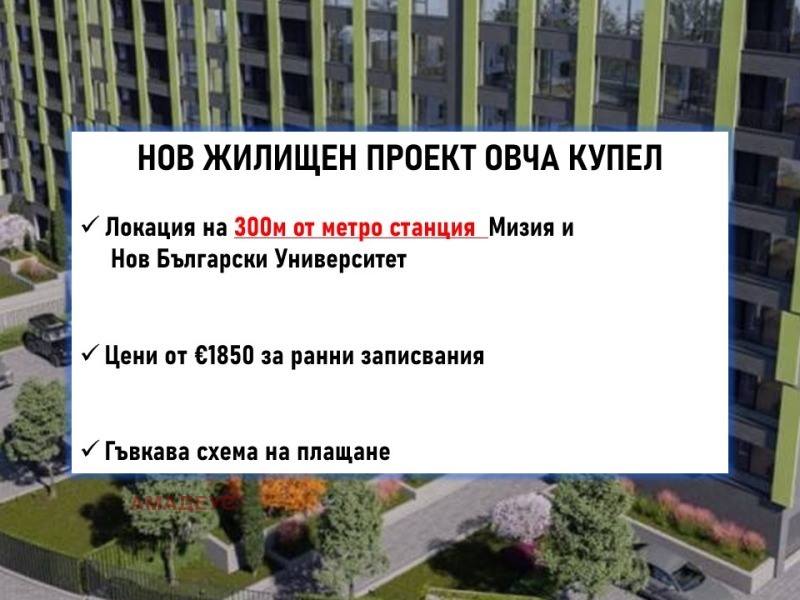 Продается  1 спальня София , Овча купел , 67 кв.м | 78454819