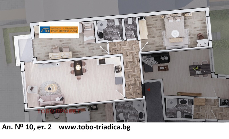 À venda  2 quartos Sofia , Strelbichtche , 130 m² | 20025263