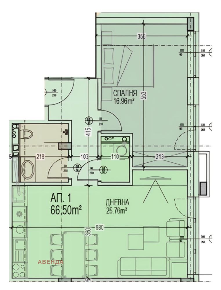 Продава 3-СТАЕН, гр. София, с. Герман, снимка 9 - Апартаменти - 53228556