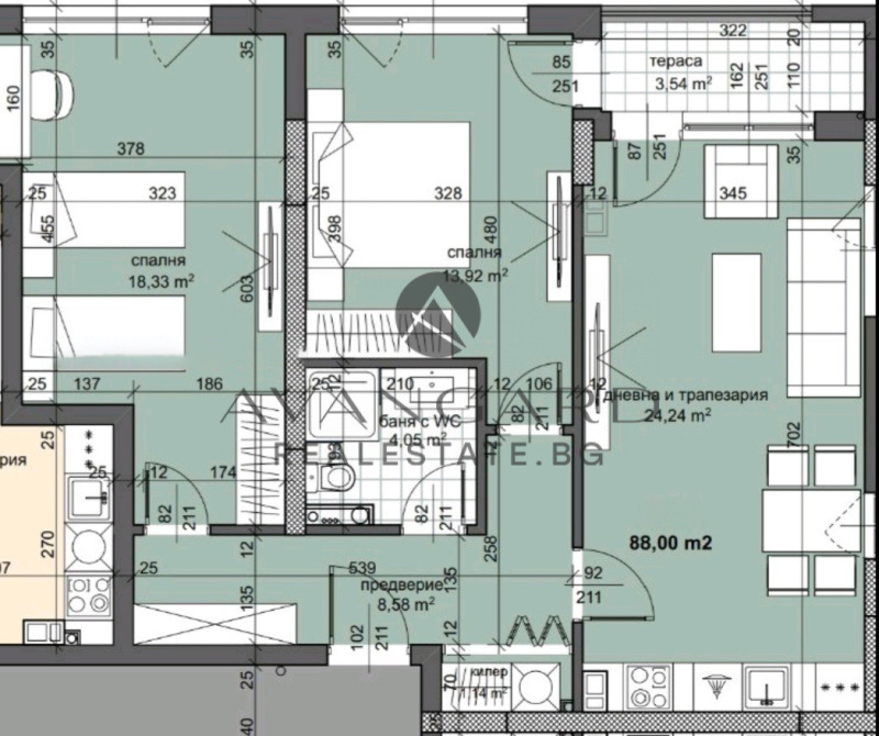 Продава 3-СТАЕН, гр. Пловдив, Тракия, снимка 12 - Апартаменти - 53259637