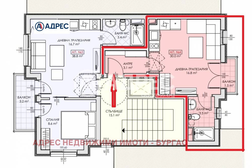 Продава 1-СТАЕН, гр. Несебър, област Бургас, снимка 3 - Апартаменти - 53945382