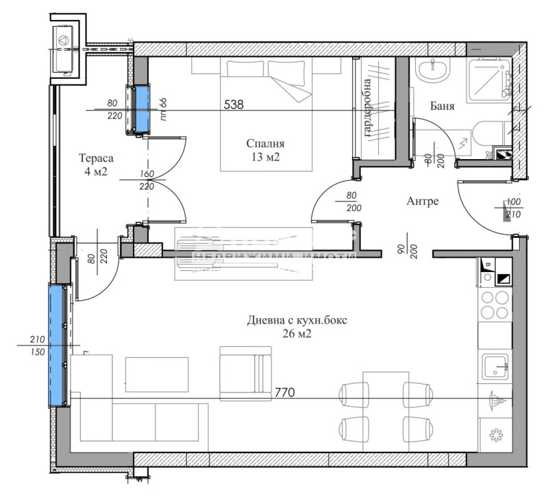Продава 2-СТАЕН, гр. Пловдив, Беломорски, снимка 2 - Апартаменти - 53451923