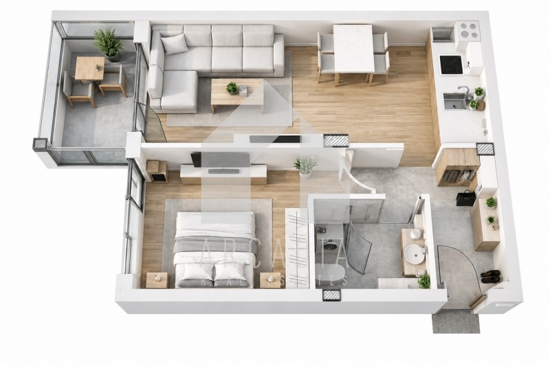 Продава 2-СТАЕН, гр. Пловдив, Прослав, снимка 2 - Апартаменти - 55399426