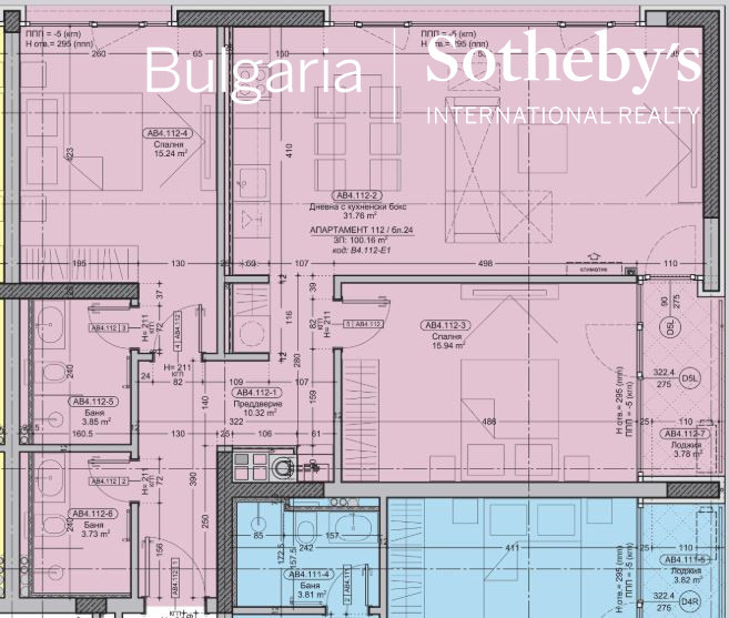 Til salgs  2 soverom Sofia , Bojana , 125 kvm | 58031641 - bilde [5]