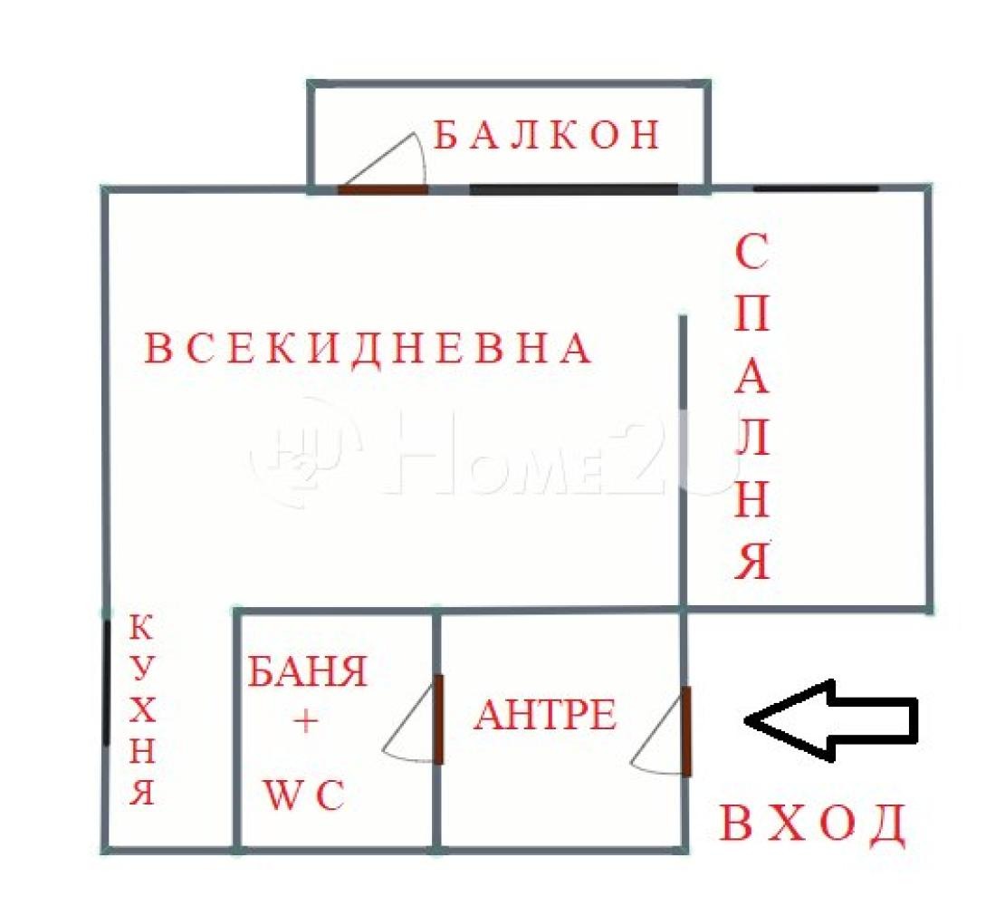 Продава 1-СТАЕН, гр. София, Белите брези, снимка 9 - Апартаменти - 56253616