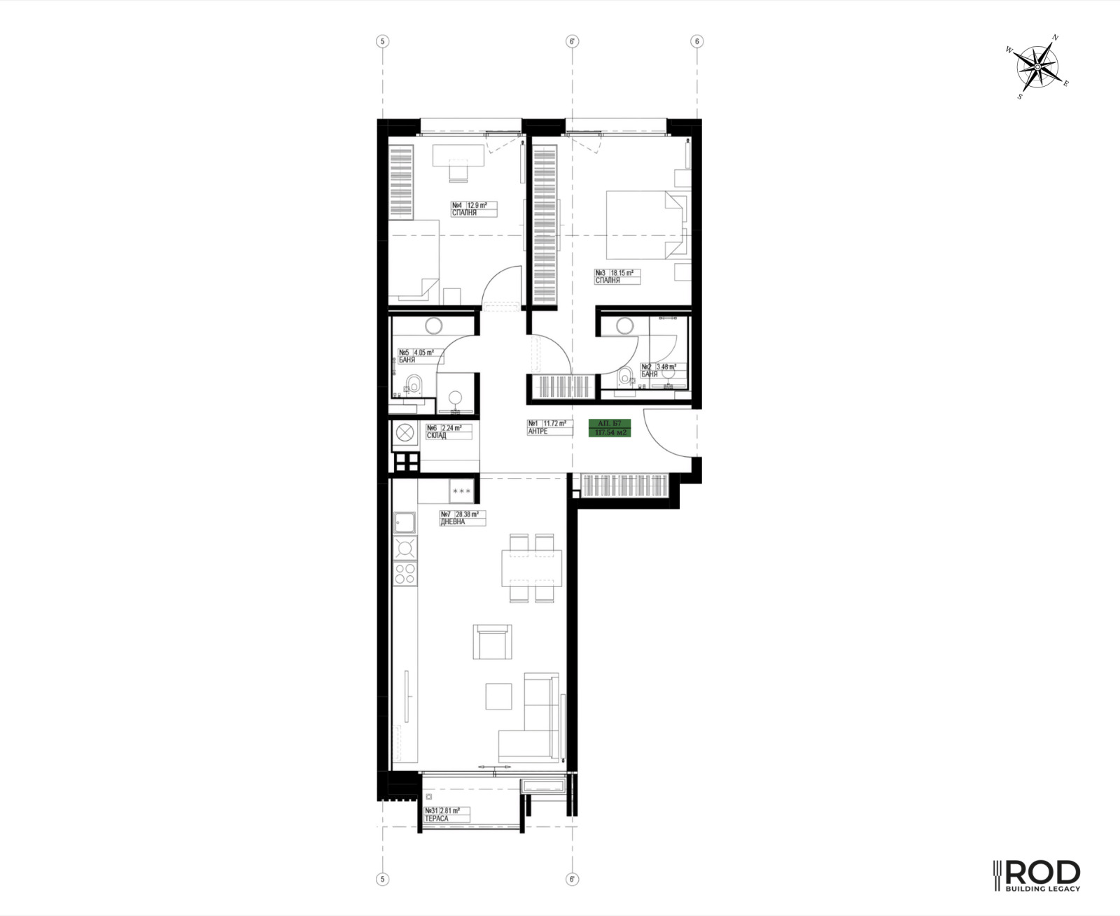 Продава 3-СТАЕН, гр. София, Лагера, снимка 3 - Апартаменти - 55467557