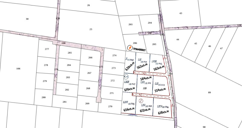 Продава ПАРЦЕЛ в област София, с. Пролеша - 620 кв.м / 43 400 € » 84 883.02 лв., ДЖИ ЕН ДИ СЪРВИСИС ЕООД