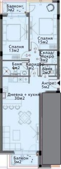 Продава 3-СТАЕН, град София, Модерно предградие • 176762 € / 345716.42 лв. • 32134435 6