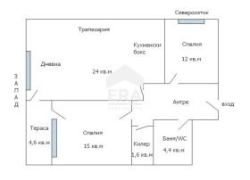 2 Schlafzimmer Lewski 1, Warna 16