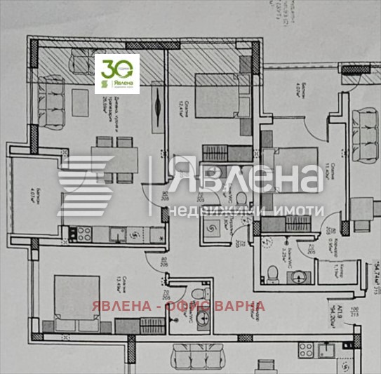 Zu verkaufen  2 Schlafzimmer Warna , Izgrew , 117 qm | 74035723 - Bild [3]