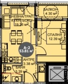 For Sale  1 bedroom Sofia , Druzhba 2 , 62 sq.m | 20424504 - image [12]
