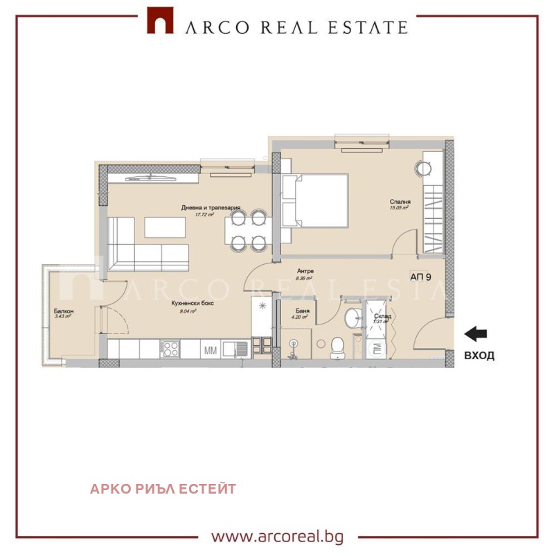 Продаја  1 спаваћа соба Софија , Слатина , 81 м2 | 32760147