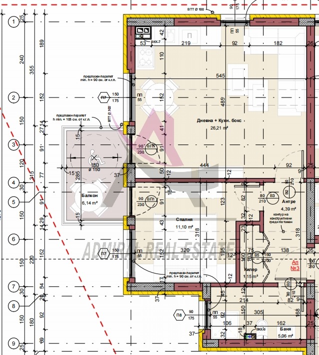 Продава 2-СТАЕН, гр. Варна, к.к. Св.Св. Константин и Елена, снимка 6 - Апартаменти - 55537078