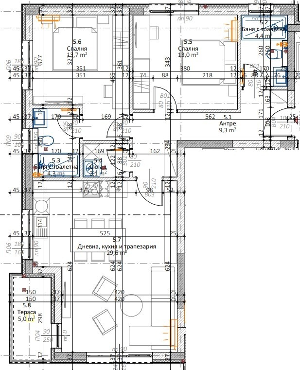 Продава 3-СТАЕН, гр. Пловдив, Коматево, снимка 3 - Апартаменти - 54642601