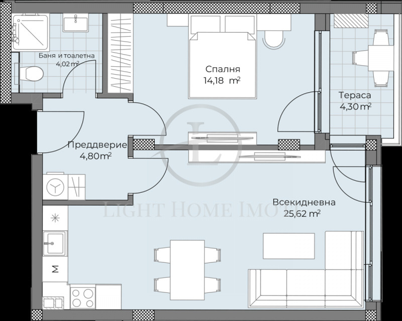 Til salg  1 soveværelse Plovdiv , Ostromila , 72 kvm | 75712883 - billede [7]