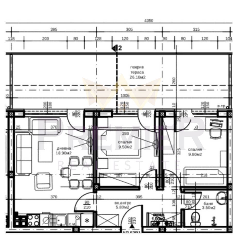 Продава 3-СТАЕН, гр. Пловдив, Южен, снимка 14 - Апартаменти - 54422664