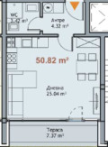 Продава 1-СТАЕН, град Варна, м-т Ален мак • 78500 € / 153532.65 лв. • 43271205 2