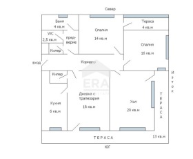 3 Schlafzimmer Zentar, Dobritsch 14