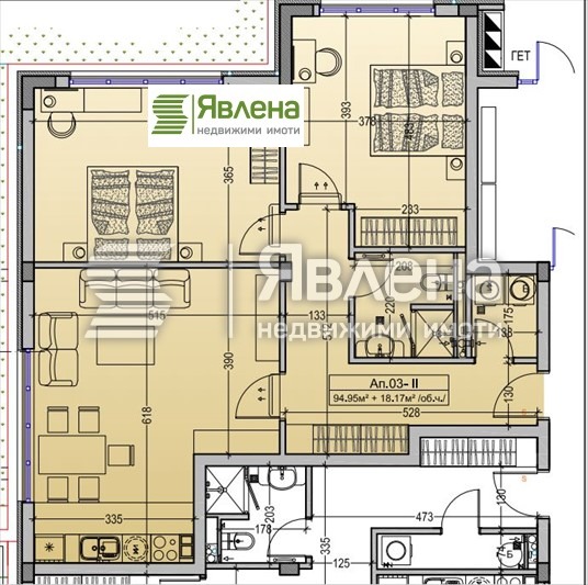 Till salu  2 sovrum Sofia , Dragalevci , 113 kvm | 16434691 - bild [9]